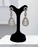 خرید اینترنتی گوشواره ی مجلسی نگین دار دخترانه