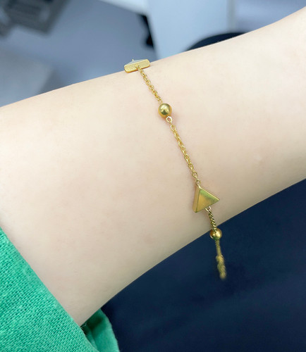 دستبند طرح طلا دستبند دخترانه مشابه طلا