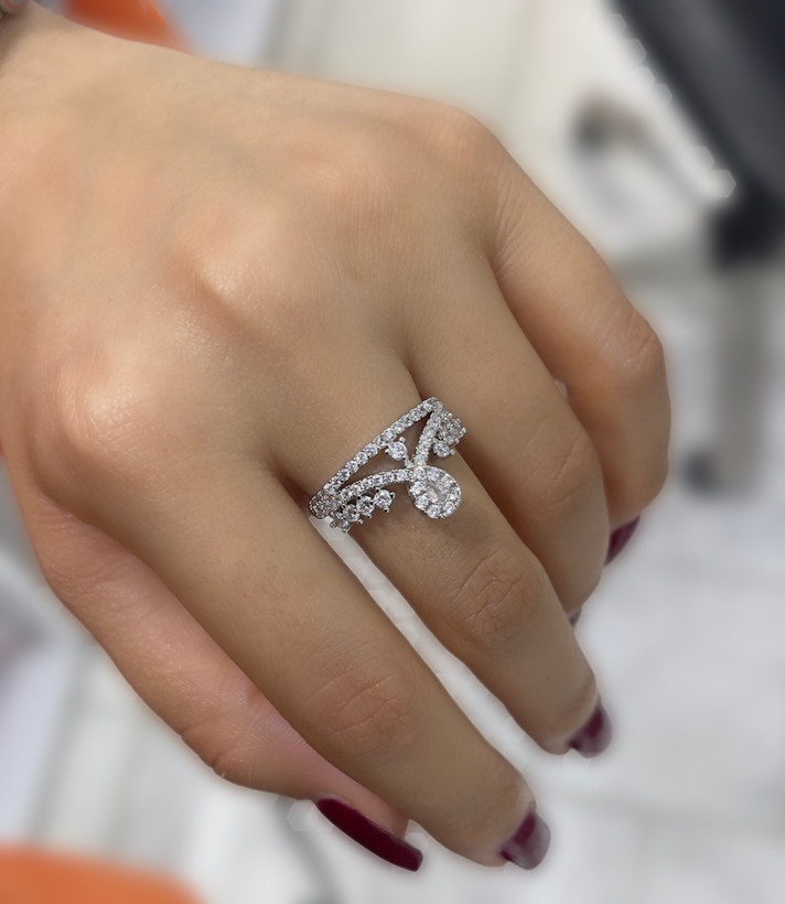 انگشتر پرنسسی گیسوکمند