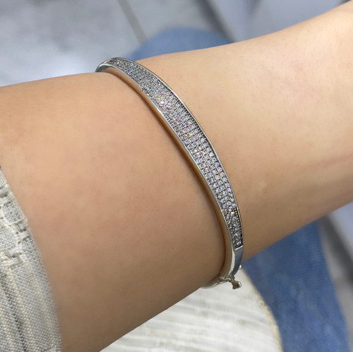 پک کادو ولنتاین با دستبند نقره دخترانه نگین دار