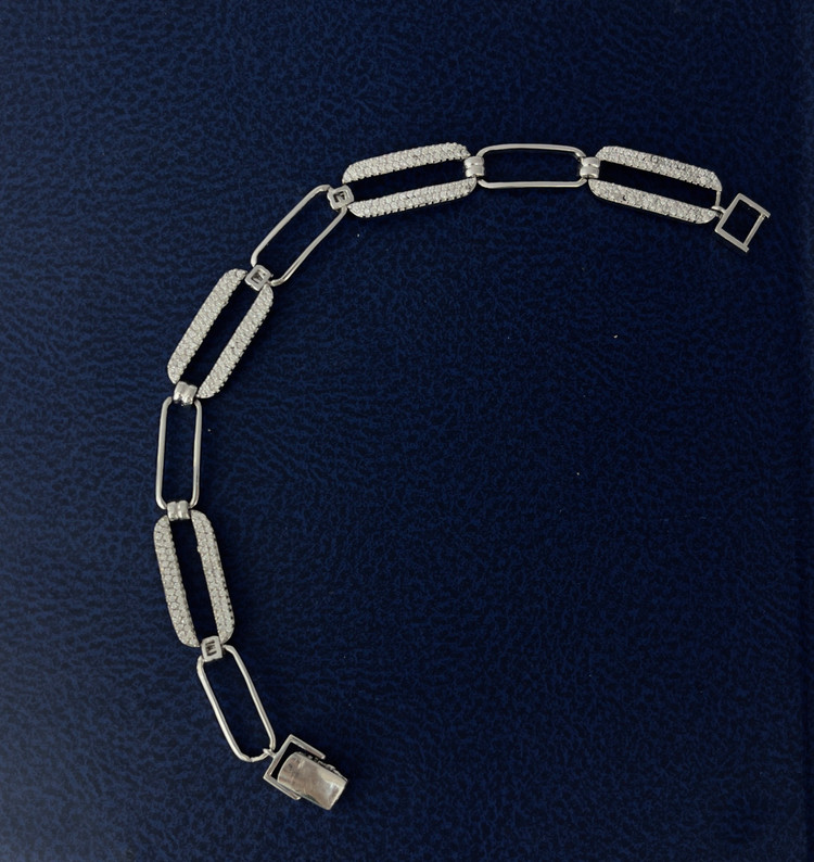 دستبند نقره مناسب کادو ولنتاین پک ولنتاین دخترانه صورتی