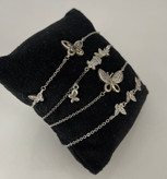 دستبند نقره ی ظریف دخترانه دستبند نقره ی ارزان قیمت