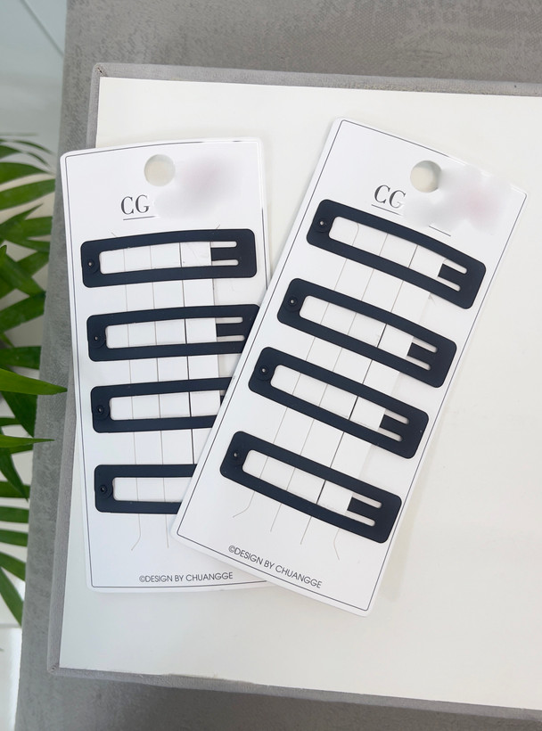 گیره تق تقی ساده مشکی گیره تق تقی مشکی مات