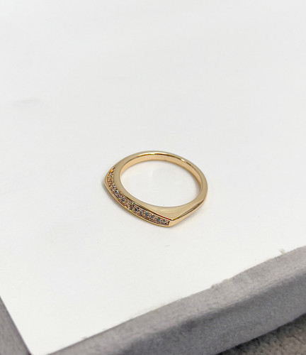 حلقه تک ظریف زنانه نگیندار