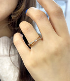 انگشتر ژوپینگ ساده وظریف استیل زنانه