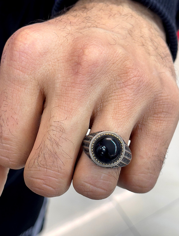 انگشتر نقره مردانه اصل