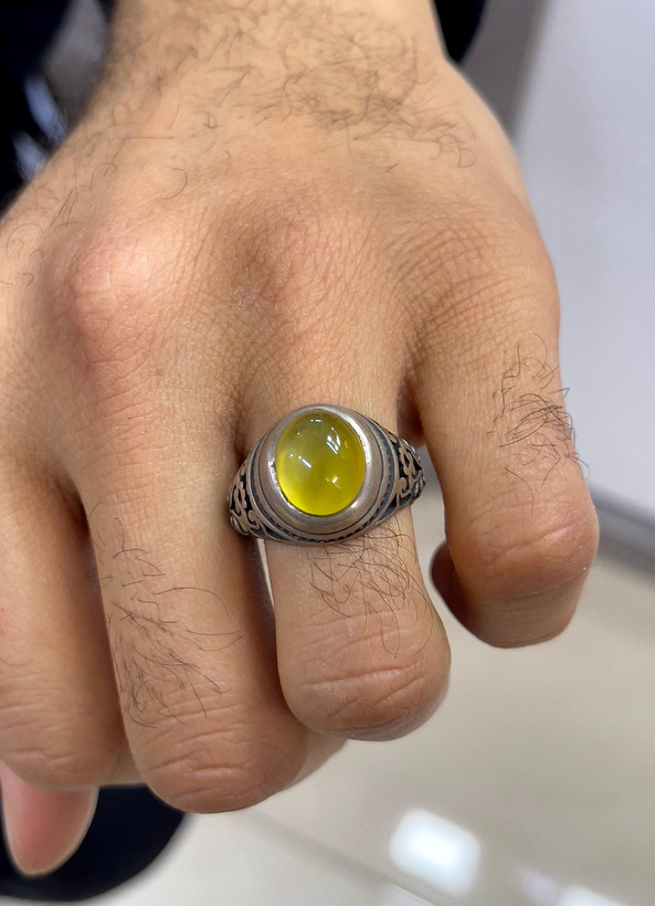 انگشتر نقره مردانه لوکس