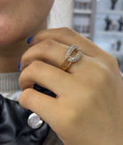 انگشتر تیفانی نگین دار زنانه ژوپینگ