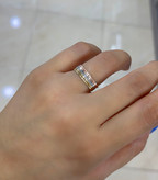 رینگ ساده استیل رنگ ثابت