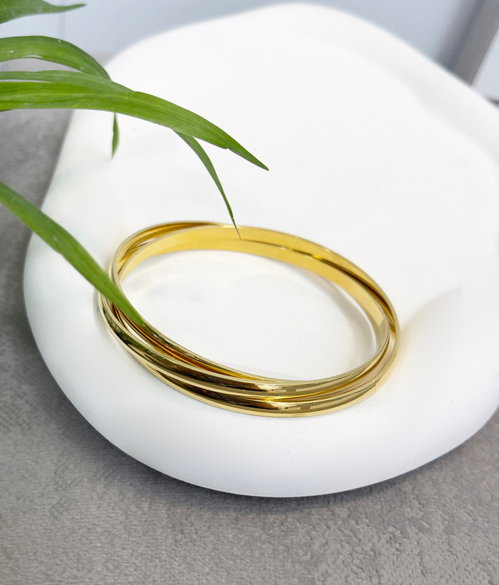 النگو آینه ای سه تایی