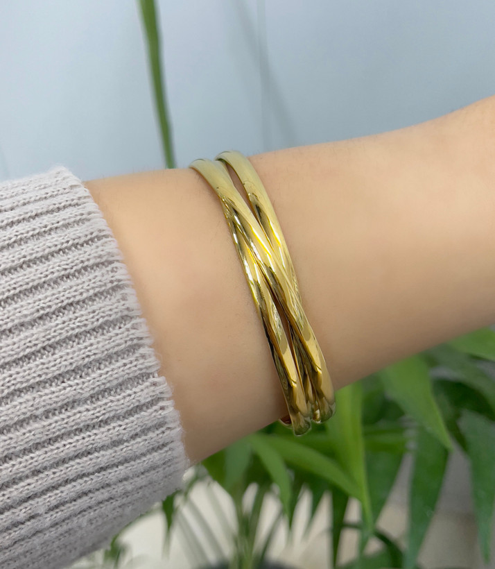 النگو آینه ای زنانه میله ای