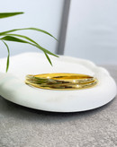 النگو زنانه استیل طلایی و رنگ ثابت