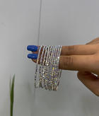 دستبند کشی نگین دار دخترانه