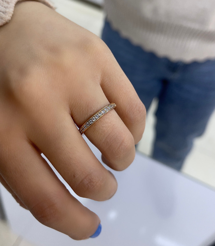 رینگ تمام نگین ژوپینگ زنانه