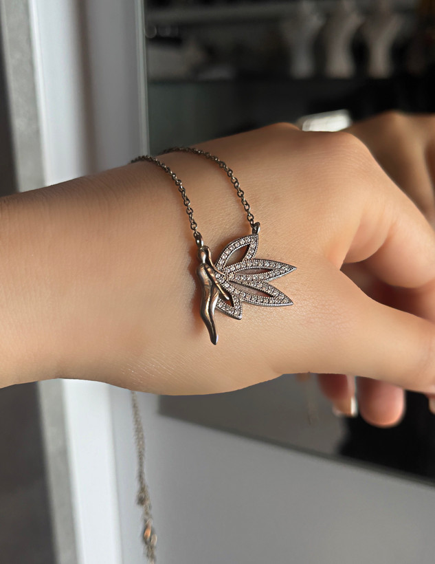 گردنبند نقره زنانه نماد عشق