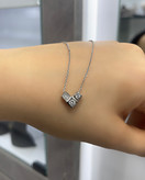 گردنبند نقره دخترانه طرح قلب مینیمال