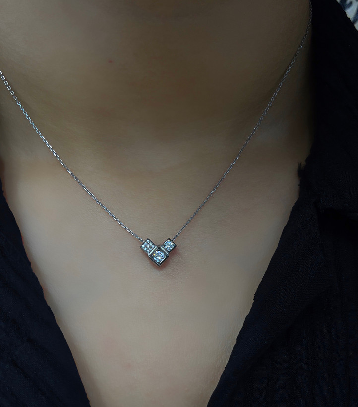 گردنبند نقره عیار اصلی دخترانه