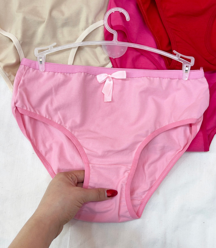 شورت صورتی نخ کتان دخترانه