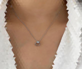 گردنبند نقره قلبی