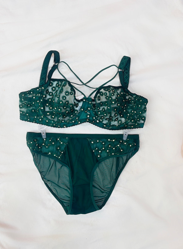 ست شورت و سوتین دخترانه فنردار