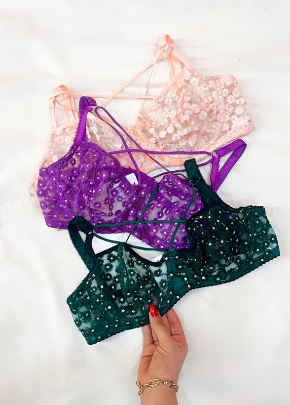 ست شورت و سوتین بابونه گیپوری