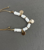 دستبند دخترانه مروارید سفید