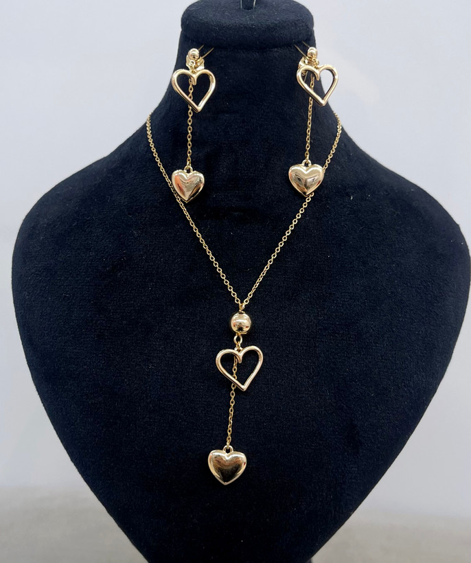 نیمست زنانه ژوپینگ طرح قلب طلایی