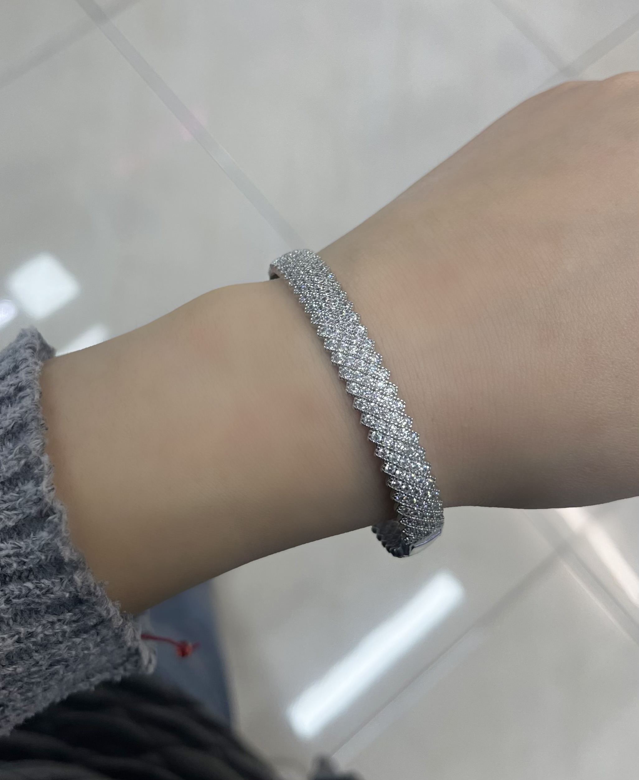 النگو‌ ژوپینگ نقره ای زنانه
