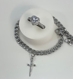 ست دستبند کارتیه و انگشتر مخصوص زوج ها