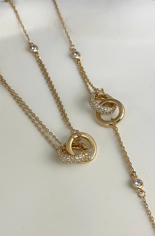 دستبند زنجیری طرح طلا