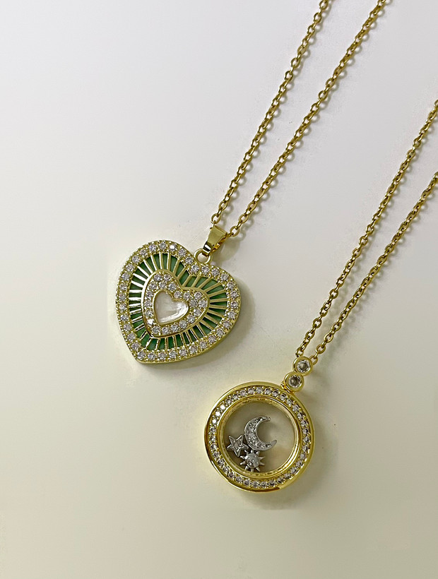 ارسال فوری گردنبند استیل زنانه رنگ ثابت