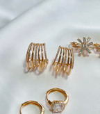 گوشواره ژوپینگ زنانه رنگ ثابت