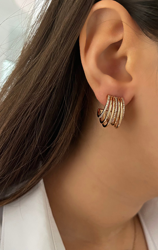 گوسواره آویزی ضدحساسیت زنانه