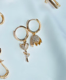 گوشواره رنگ ثابت زنانه برند ژوپینگ