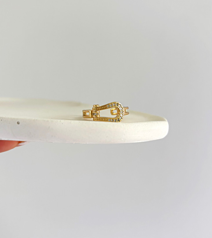 انگشتر زنانه مدل خاص و ظریف نعل اسب