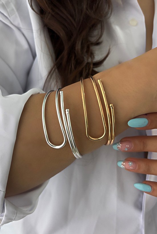 دستبند فشن و خاص دخترانه با آبکاری کروم