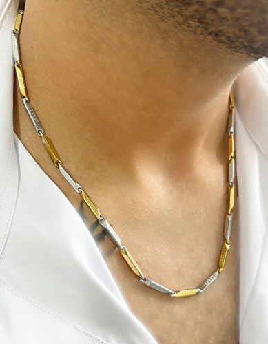 زنجیر مردانه ظریف استیل