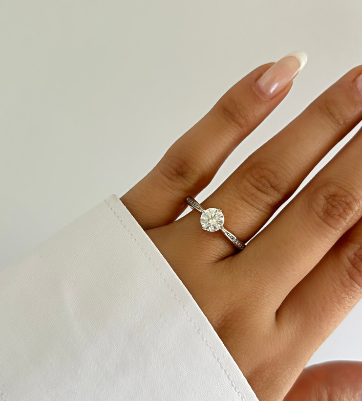 انگشتر تک نگین طلایی ژوپینگ