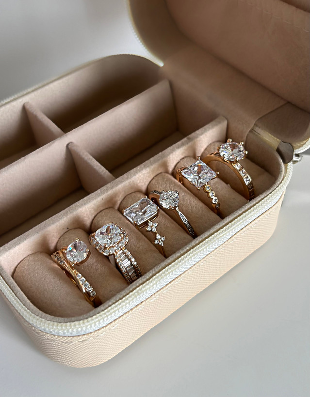 انگشتر ژوپینگ نگیندار انگشتر نشون زنانه