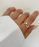 انگشتر استیل ظریف و مینیمال دخترانه