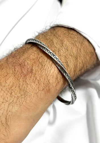 بنگل مردانه فری سایز استیل