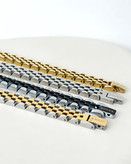 دستبند رولکس استیل پهن زنانه