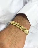 دستبند رولکس طلایی مردانه