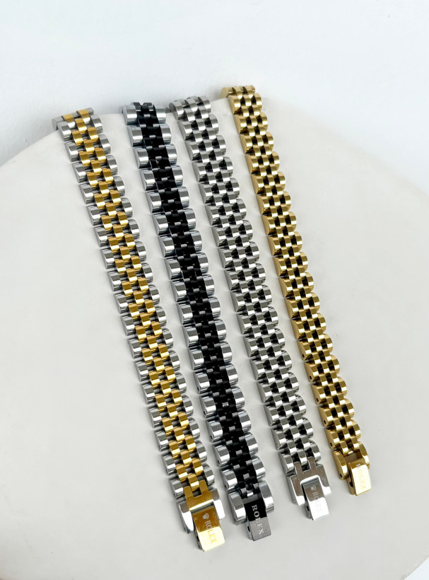 دستبند رولکس استیل رنگ ثابت