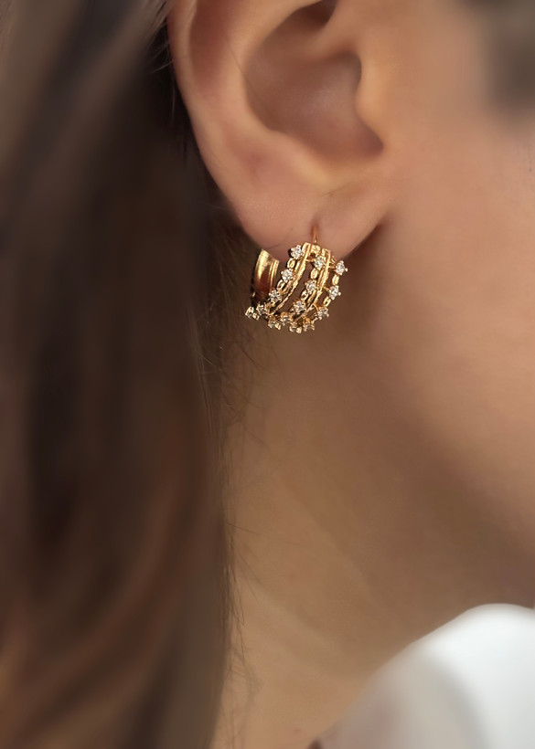 گوشواره نگیندار زنانه ژوپینگ