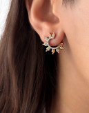 گوشواره زیر و رو فشن با قفل کلیپسی