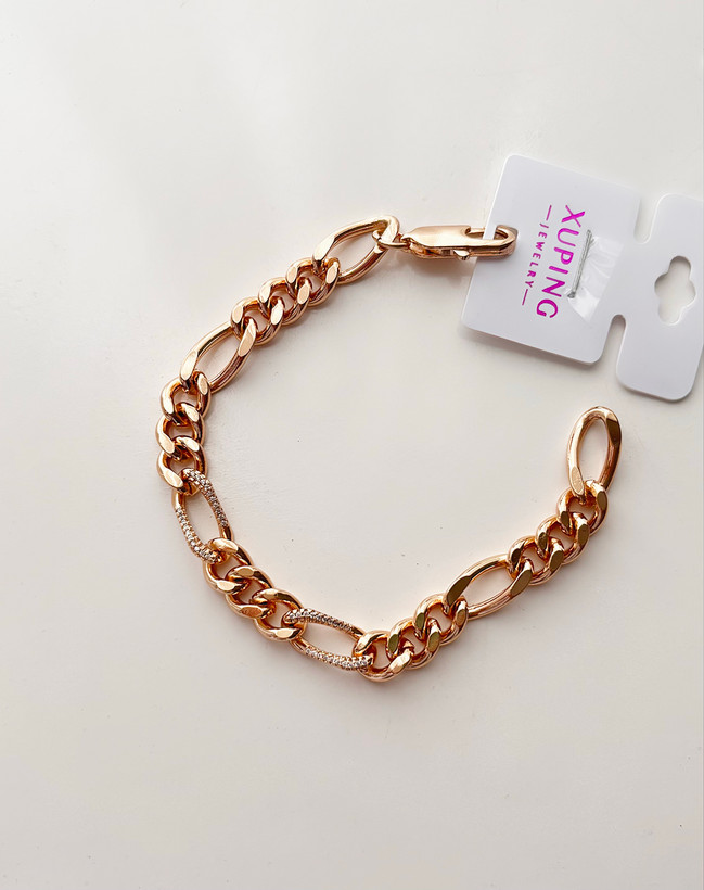 دستبند طرح طلا زنجیر فیگارو زنانه