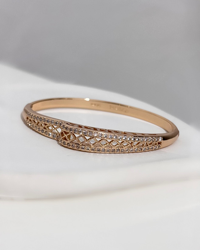 دستبند طرح طلا دخترانه