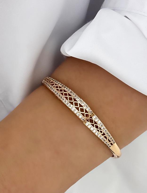 دستبند طرح طلا دخترانه ژوپینگ