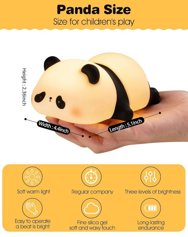 چراغ خواب خوکی سیلیکونی نرم